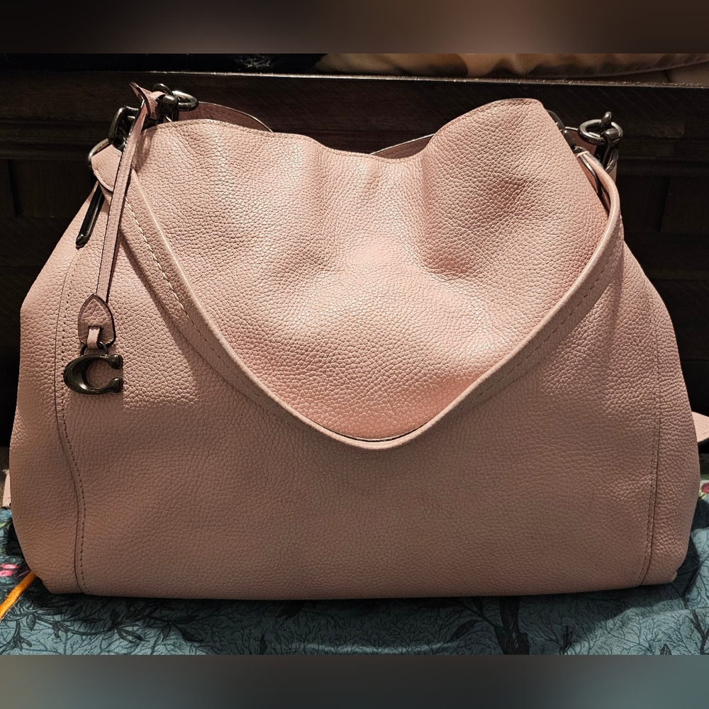 Coach Blush Leather Hobo Bag